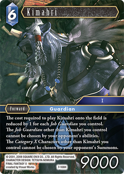 (108) Final Fantasy TCG Opus VII Single: Kimahri (7-108) Holo Hero