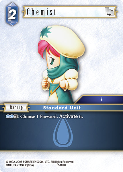 (109) Final Fantasy TCG Opus VII Single: Chemist (7-109)  Common