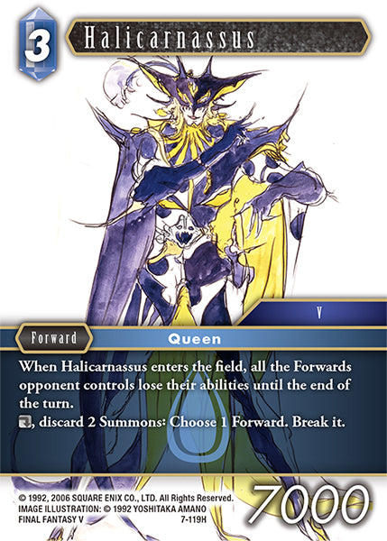 (119) Final Fantasy TCG Opus VII Single: Halicarnassus (7-119)  Hero