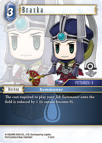 (121) Final Fantasy TCG Opus VII Single: Braska (7-121) Holo Common