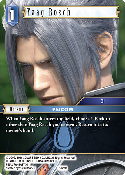 (123) Final Fantasy TCG Opus VII Single: Yaag Rosch (7-123)  Rare
