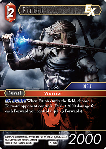 (132) Final Fantasy TCG Opus VII Single: Firion (7-132) Holo Starter