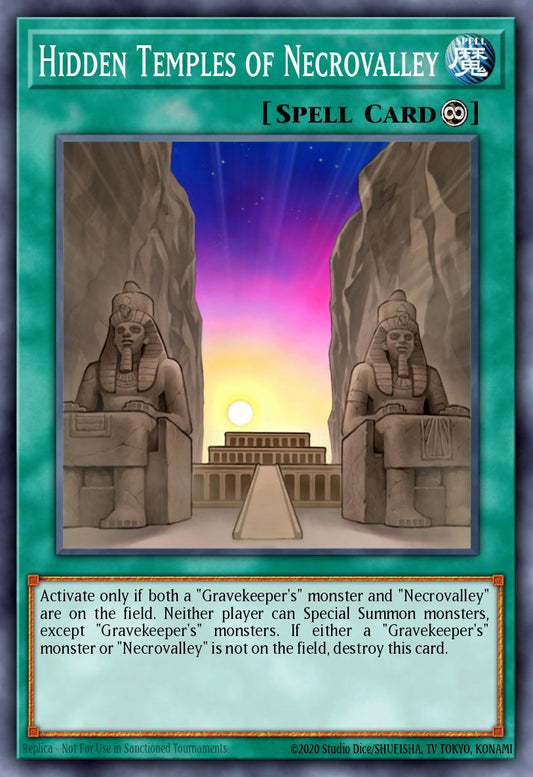 (230) YuGiOh TCG MP14: 2014 Mega-Tins Mega-Pack Single: Hidden Temples of Necrovalley  Rare