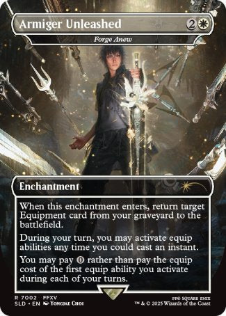 (7002) Magic The Gathering Secret Lair Drop Series Single: Forge Anew Holo Rare