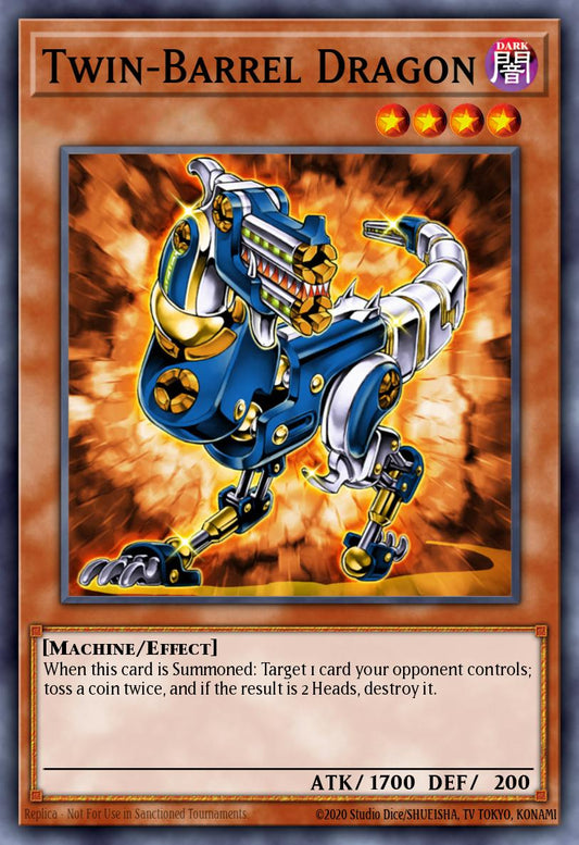 (266) YuGiOh TCG LCJW: Legendary Collection 4: Mega Pack Single: Twin-Barrel Dragon  Common