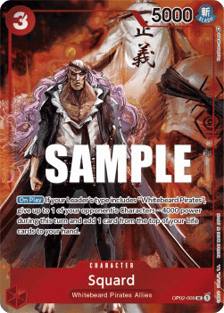 (009) One Piece TCG OP02: Paramount War Single: Squard (OP02-009) (V.2)  Alternate Art