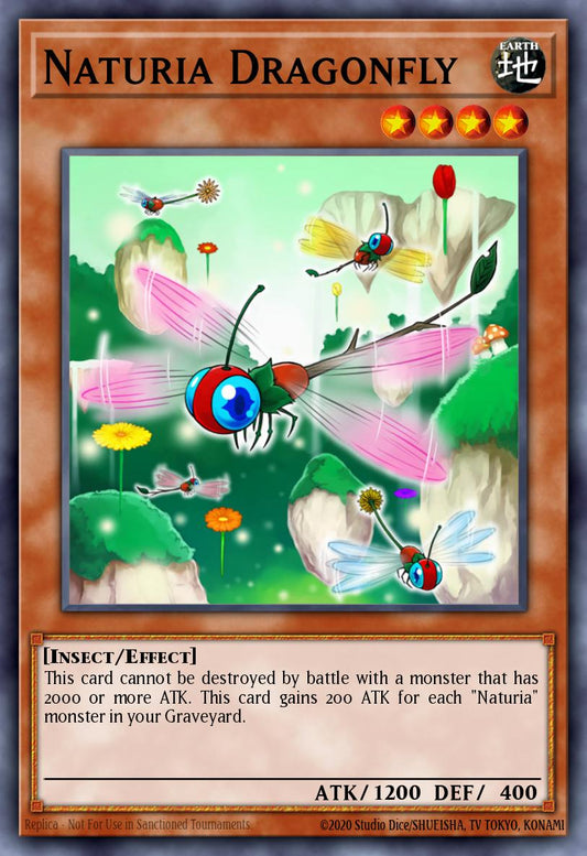 (101) YuGiOh TCG HAC1: Hidden Arsenal: Chapter 1 Single: Naturia Dragonfly (V.2 - Parallel Rare)  Parallel Rare