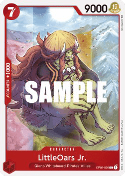 (020) One Piece TCG OP02: Paramount War Single: LittleOars Jr. (OP02-020)  Common