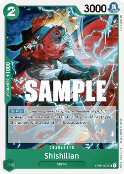 (032) One Piece TCG OP02: Paramount War Single: Shishilian (OP02-032)  Uncommon