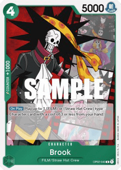 (040) One Piece TCG OP02: Paramount War Single: Brook (OP02-040)  Rare