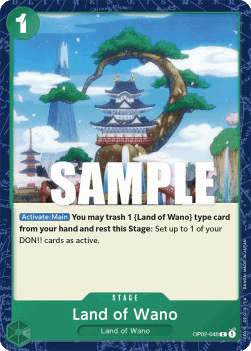 (048) One Piece TCG OP02: Paramount War Single: Land of Wano (OP02-048)  Common
