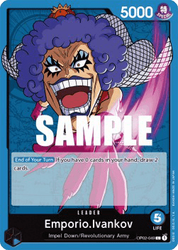 (049) One Piece TCG OP02: Paramount War Single: Emporio.Ivankov (OP02-049) (V.1)  Leader