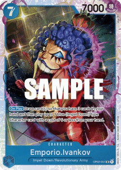 (051) One Piece TCG OP02: Paramount War Single: Emporio.Ivankov (OP02-051) (V.1)  Super Rare