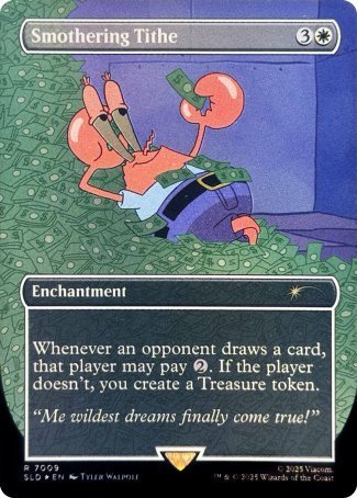 (7009) Magic The Gathering Secret Lair Drop Series Single: Smothering Tithe  Rare