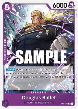 (079) One Piece TCG OP02: Paramount War Single: Douglas Bullet (OP02-079)  Uncommon