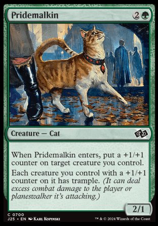 (700) Magic The Gathering Foundations Jumpstart Single: Pridemalkin  Common