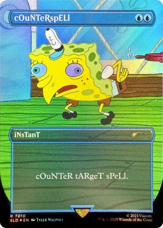 (7010) Magic The Gathering Secret Lair Drop Series Single: Counterspell  Rare