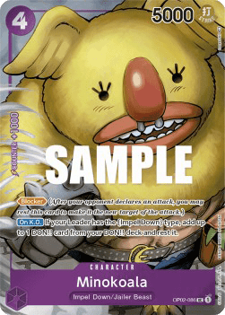 (086) One Piece TCG OP02: Paramount War Single: Minokoala (OP02-086) (V.2)  Alternate Art