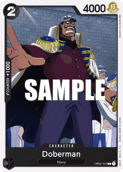 (107) One Piece TCG OP02: Paramount War Single: Doberman (OP02-107)  Common