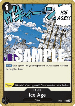 (117) One Piece TCG OP02: Paramount War Single: Ice Age (OP02-117)  Uncommon
