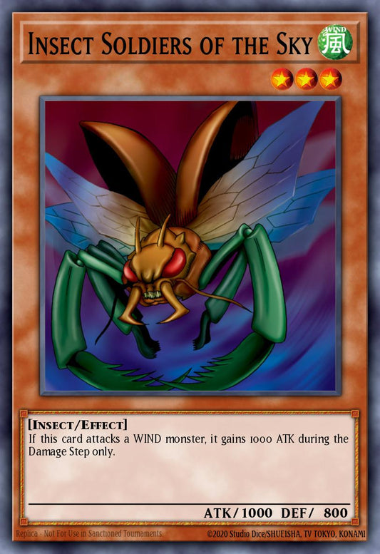 (EN101) YuGiOh TCG MRD: Metal Raiders Single: Insect Soldiers of the Sky (V.3 - Common)  Common