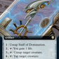 (701/361) Magic The Gathering Commander Legends: Extras Single: Staff of Domination Holo Rare
