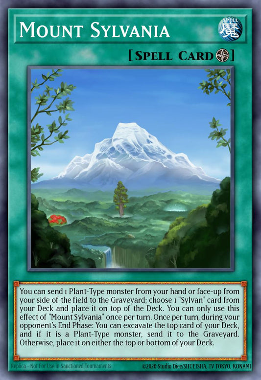(227) YuGiOh TCG MP14: 2014 Mega-Tins Mega-Pack Single: Mount Sylvania  Super Rare
