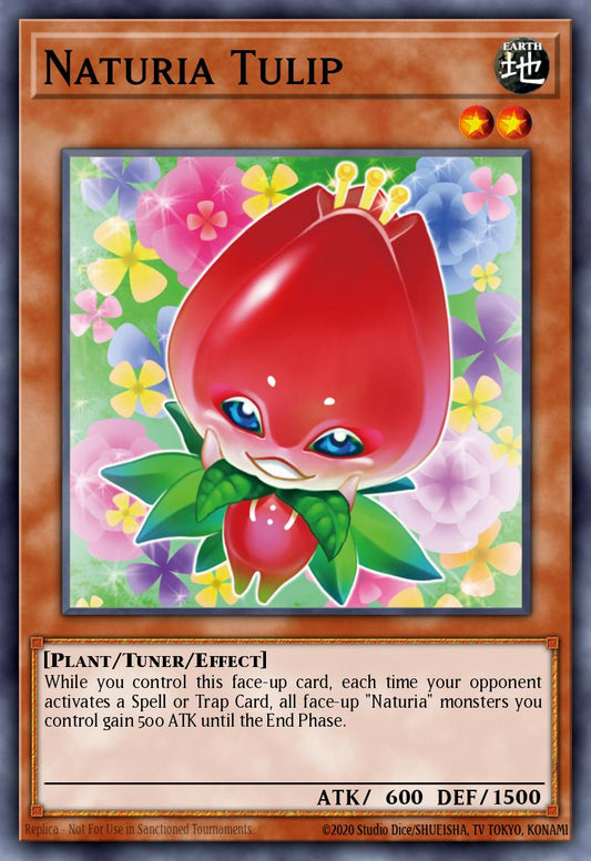 (104) YuGiOh TCG HAC1: Hidden Arsenal: Chapter 1 Single: Naturia Tulip (V.1 - Common)  Common