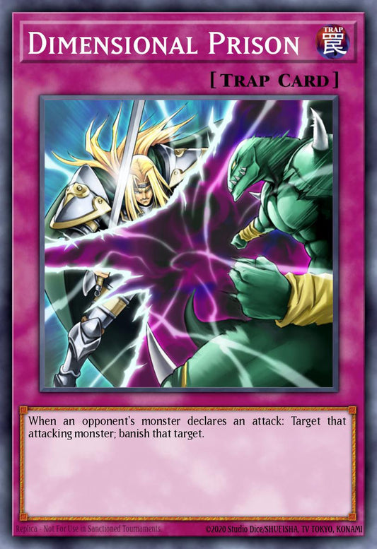 (158) YuGiOh TCG MAGO: Maximum Gold Single: Dimensional Prison  Rare