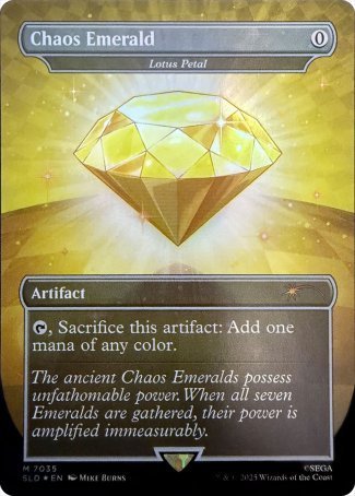 (7035) Magic The Gathering Secret Lair Drop Series Single: Lotus Petal (V.5) Holo Mythic