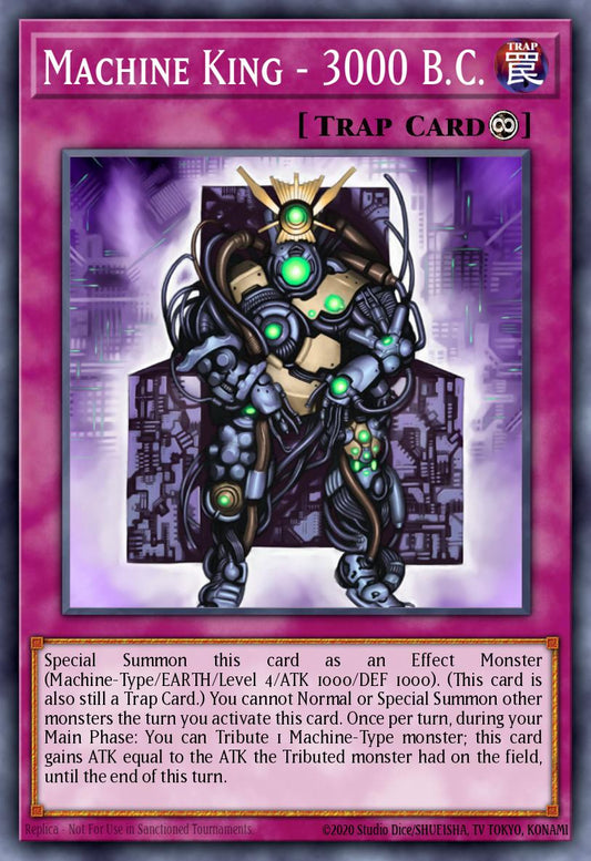 (074) YuGiOh TCG ABPF: Absolute Powerforce Single: Machine King - 3000 B.C.  Common