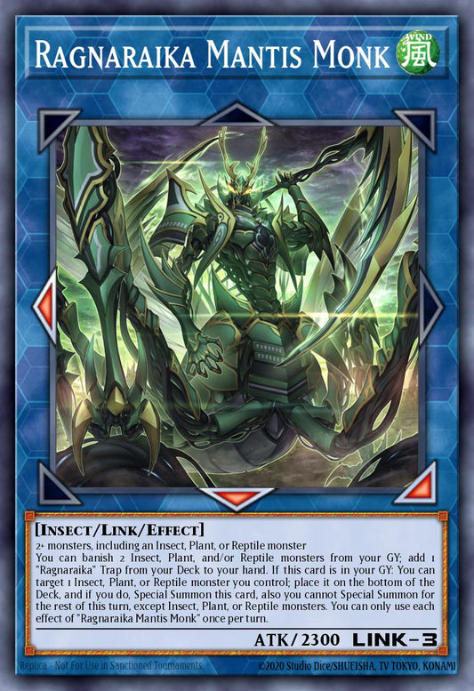 (048) YuGiOh TCG LEDE: Legacy of Destruction Single: Ragnaraika Mantis Monk  Common