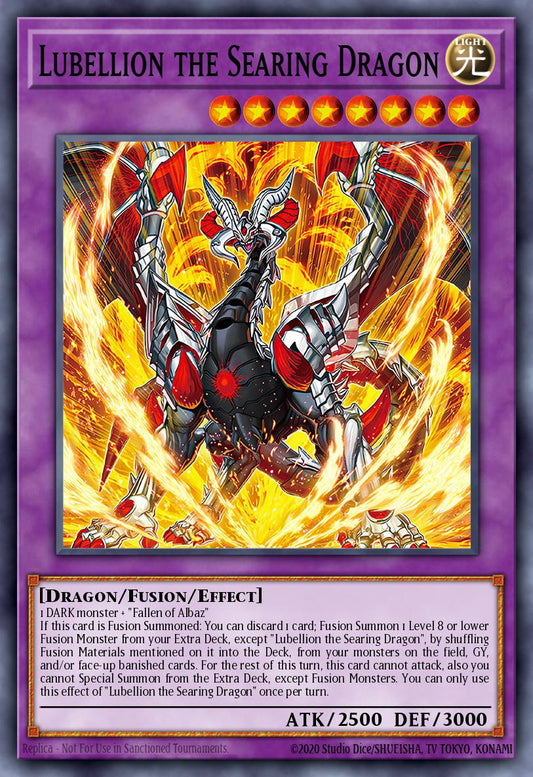 (115) YuGiOh TCG BLTR: Battles of Legend: Terminal Revenge Single: Lubellion the Searing Dragon (V.1 - Ultra Rare)  Ultra Rare