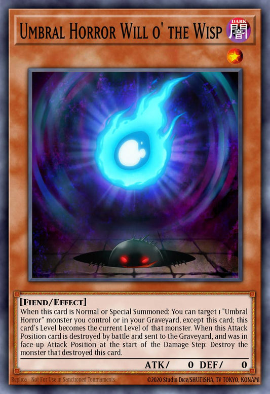 (068) YuGiOh TCG MP14: 2014 Mega-Tins Mega-Pack Single: Umbral Horror Will o' the Wisp  Common