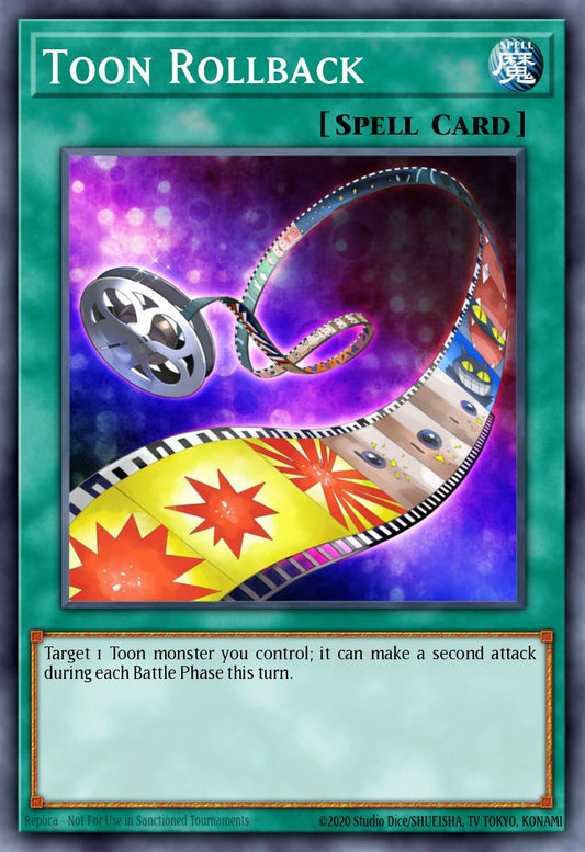 (075) YuGiOh TCG DLCS: Dragons of Legend: The Complete Series Single: Toon Rollback  Common