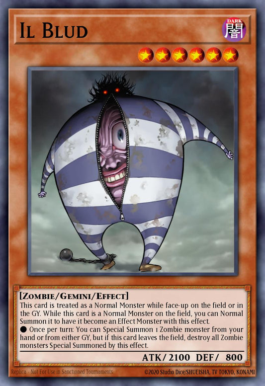 (186) YuGiOh TCG RA03: Quarter Century Bonanza Single: Il Blud (V.2 - Quarter Century Secret Rare)  Quarter Century Secret Rare