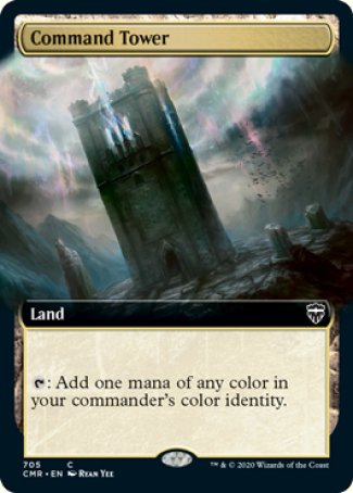 (705/361) Magic The Gathering Commander Legends: Extras Single: Command Tower (V.2)  Common
