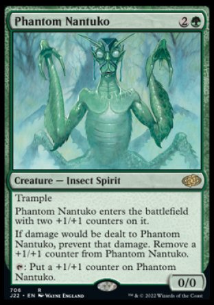 (706) Magic The Gathering Jumpstart 2022 Single: Phantom Nantuko  Rare