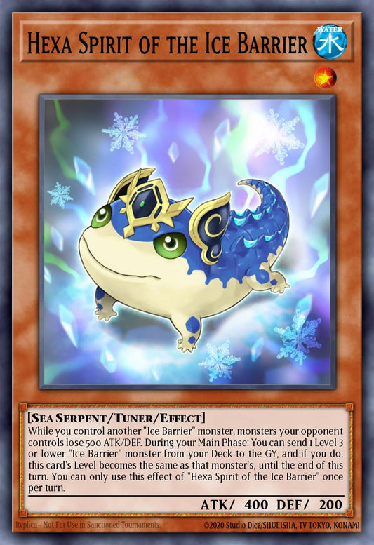 (074) YuGiOh TCG BLTR: Battles of Legend: Terminal Revenge Single: Hexa Spirit of the Ice Barrier  Ultra Rare