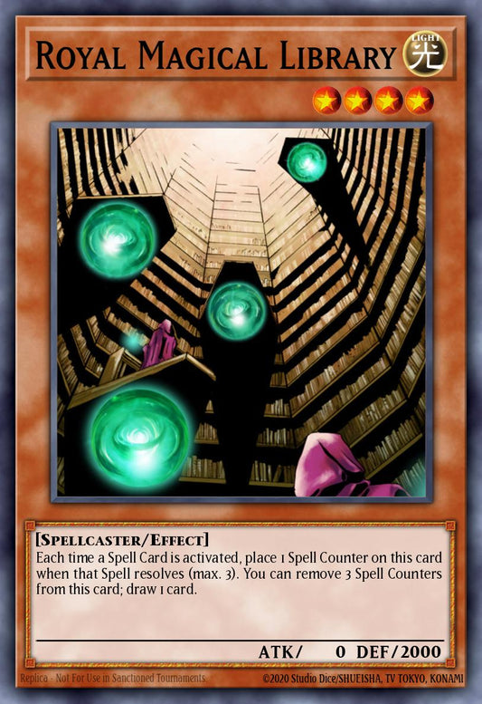 (074) YuGiOh TCG MFC: Magician's Force Single: Royal Magical Library  Common