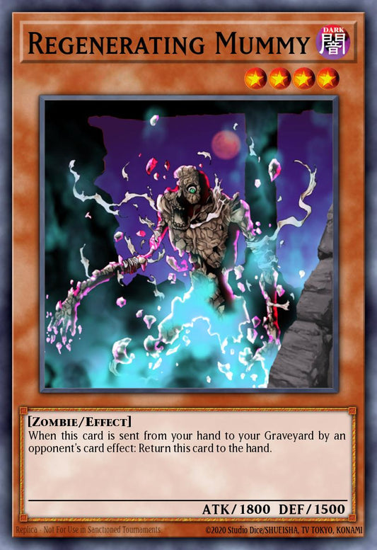 (197) YuGiOh TCG LCJW: Legendary Collection 4: Mega Pack Single: Regenerating Mummy  Common