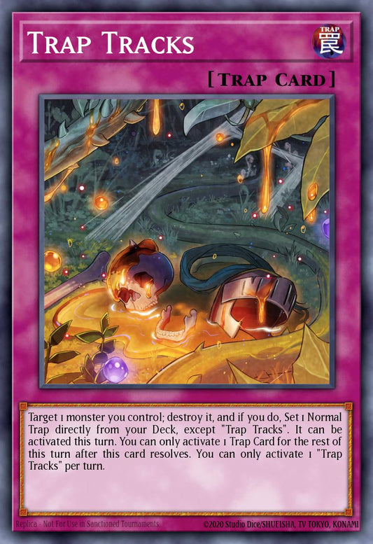 (202) YuGiOh TCG MP24: 25th Anniversary Tin: Dueling Mirrors Single: Trap Tracks  Ultra Rare