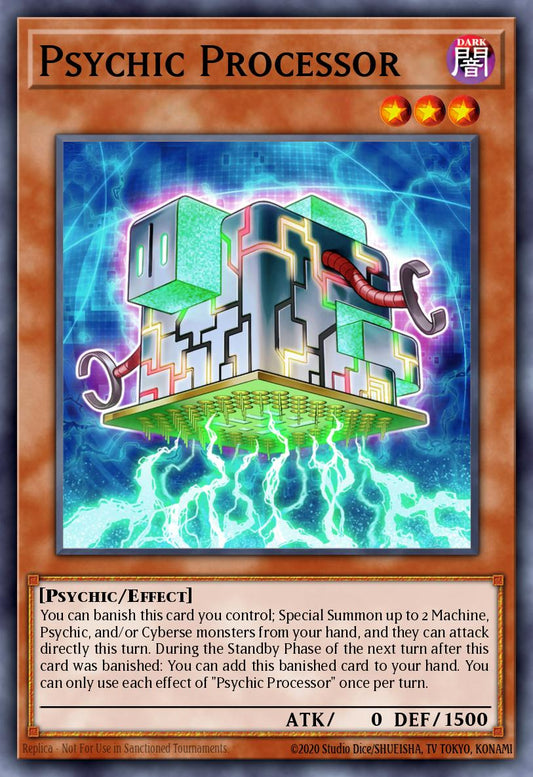 (081) YuGiOh TCG PHNI: Phantom Nightmare Single: Psychic Processor (V.1 - Ultra Rare)  Ultra Rare
