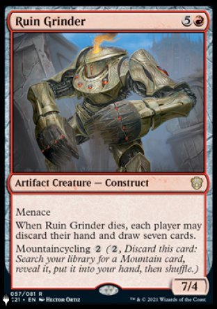 (057) Magic The Gathering The List Single: Ruin Grinder  Rare