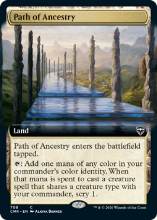 (708/361) Magic The Gathering Commander Legends: Extras Single: Path of Ancestry  Common
