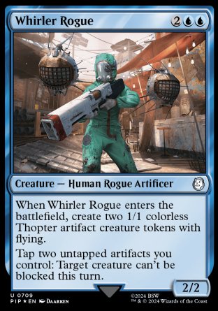 (709) Magic The Gathering Universes Beyond: Fallout: Extras Single: Whirler Rogue  Uncommon