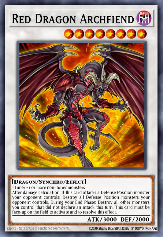 (025) YuGiOh TCG MP24: 25th Anniversary Tin: Dueling Mirrors Single: Red Dragon Archfiend  Quarter Century Secret Rare