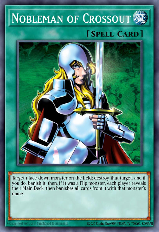 (001) YuGiOh TCG HL06: Hobby League 6 Single: Nobleman of Crossout  Ultra Parallel Rare
