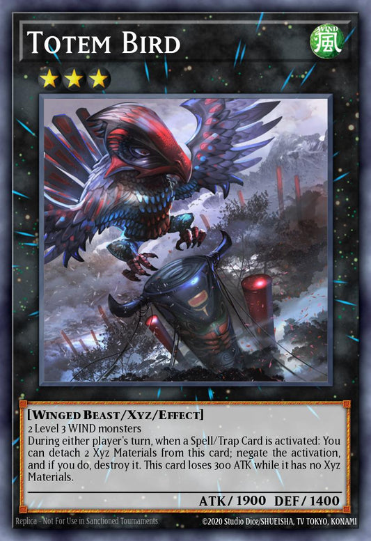(056) YuGiOh TCG MP14: 2014 Mega-Tins Mega-Pack Single: Totem Bird  Secret Rare