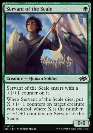 (711) Magic The Gathering Foundations Jumpstart Single: Servant of the Scale  Common